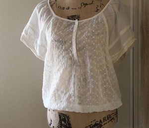 American eagle sheer blouse
